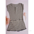 Summer Casual Dresses Women Striped Round Neck Dress Manufactory